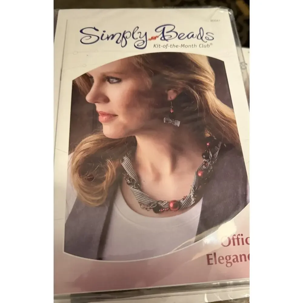 Lot 4 Simply Beads Kit of the Month Club Jewelry Making Kits NOS Sealed- Retired